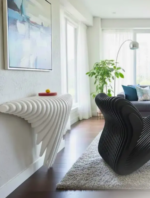 Parametue Wing Parametric Console Table Modern Sculptural Floating Wall Table - Image 4