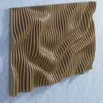 Parametric Wavy Wall panel, Art decoration