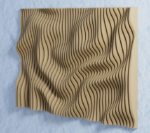 Parametric Wavy Wall panel, Art decoration - Image 2