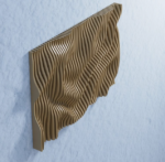 Parametric Wavy Wall panel, Art decoration - Image 4