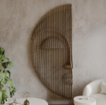 3D Parametric Wooden Wall Panel "Abstract Face" - Image 4