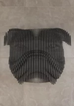 Parametric Dog Wall Art: Wooden Sculpture - Image 4