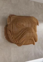Parametric Dog Wall Art: Wooden Sculpture - Image 2