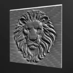 Parametric Wall Art LION HEAD V2 - Image 2